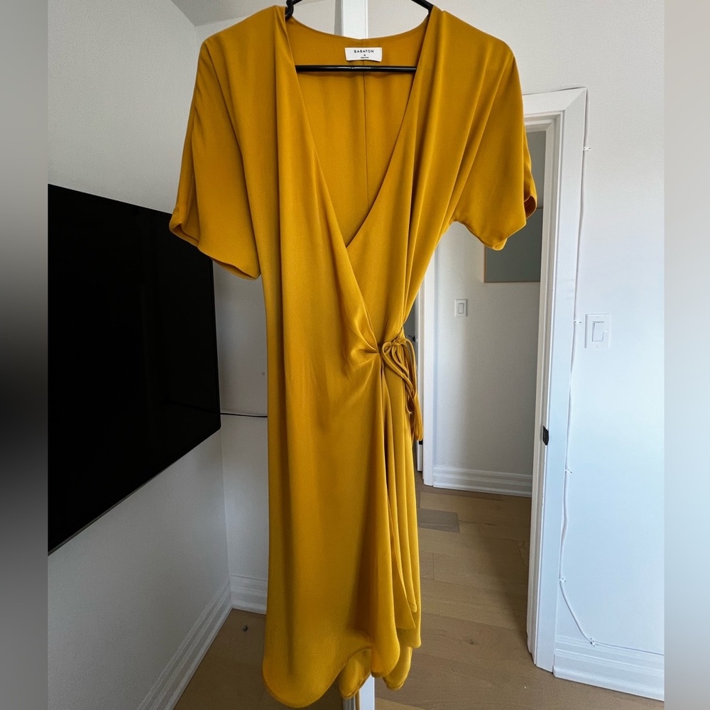 Babaton tie up mini dress